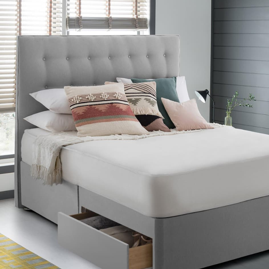 Premium Divan Bed With One Draws On Left Side